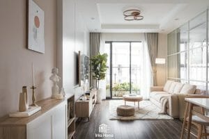 nội thất căn hộ hiện đại 2 phòng ngủ Vinhome Smart City